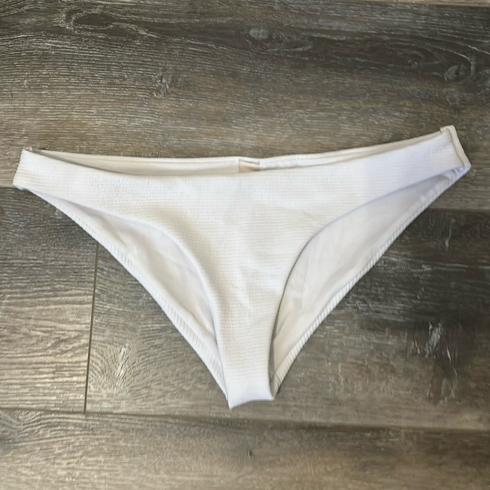 White Bikini Bottoms - SHEIN M